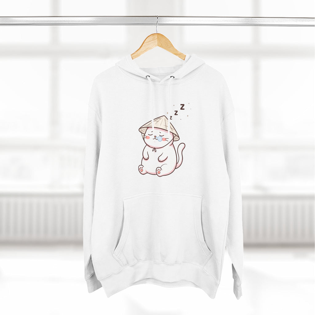 Cute Lazy Sleeping Cat Hoodie