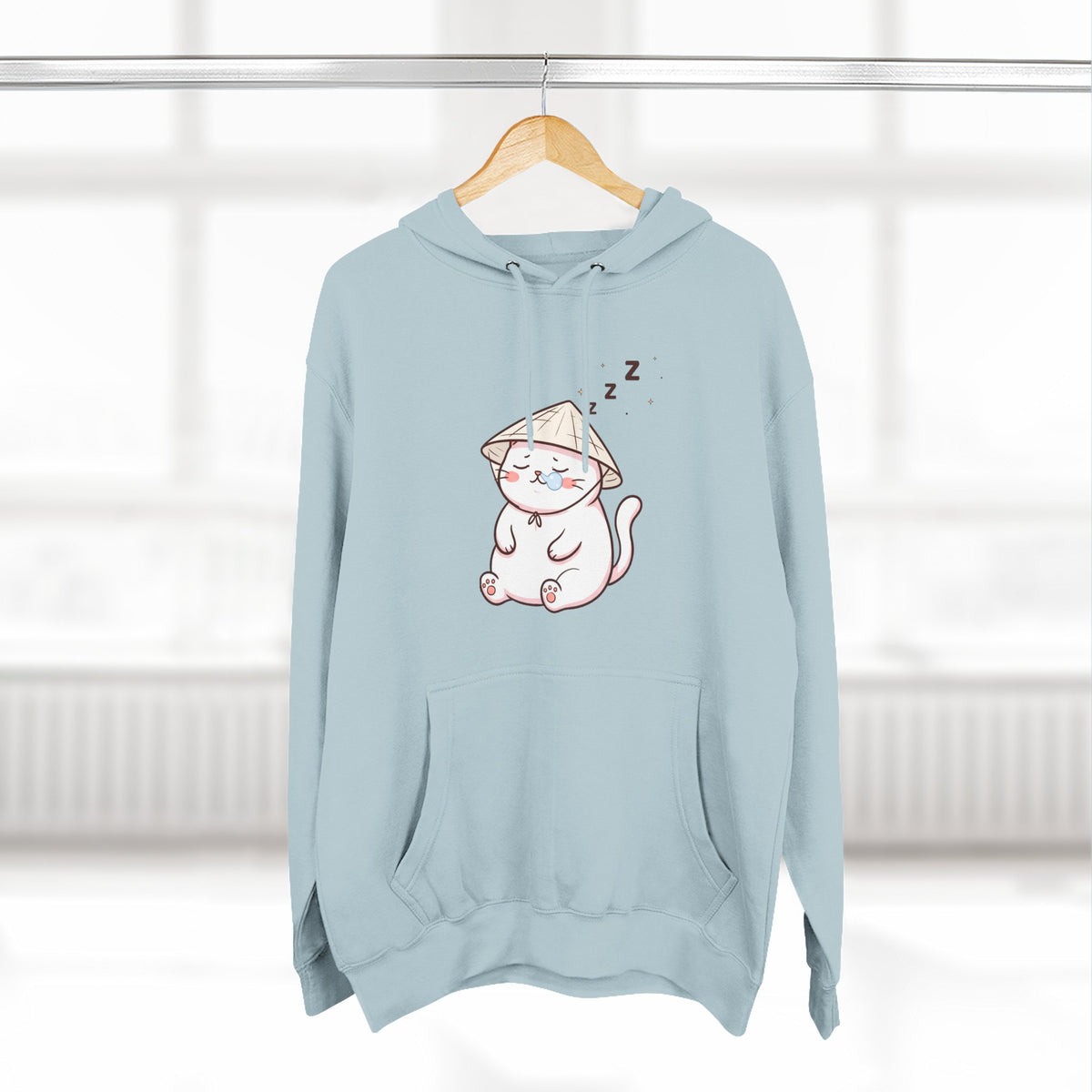 Cute Lazy Sleeping Cat Hoodie