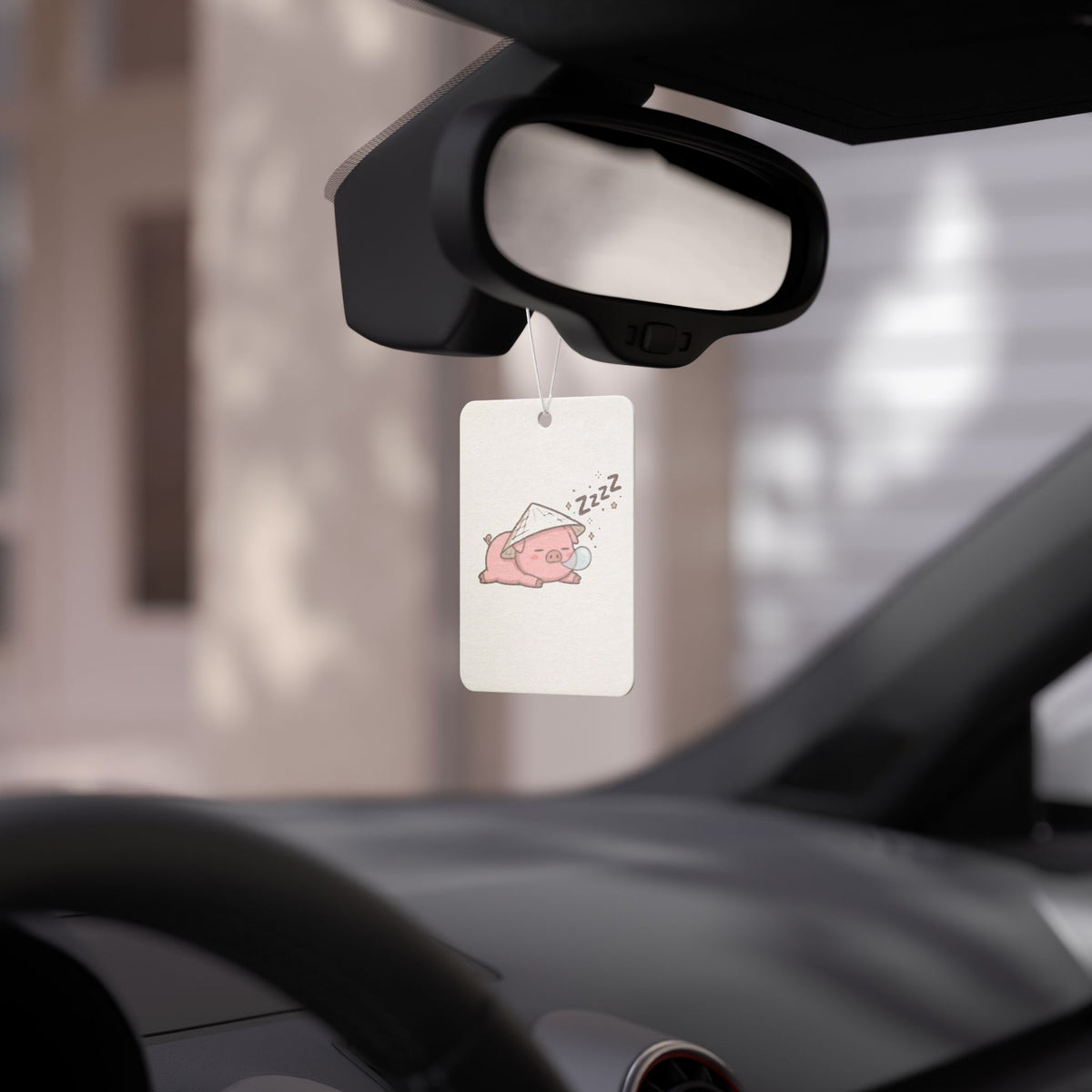 Heo Mập (Chubby Pig) Sleeping Pig Car Air Freshener