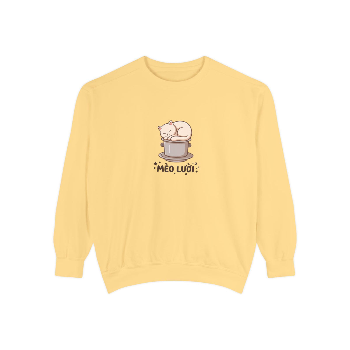 Mèo Lười (Lazy Cat) Coffee Lover Sweatshirt