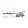 Funny Student Driver Car Magnet
