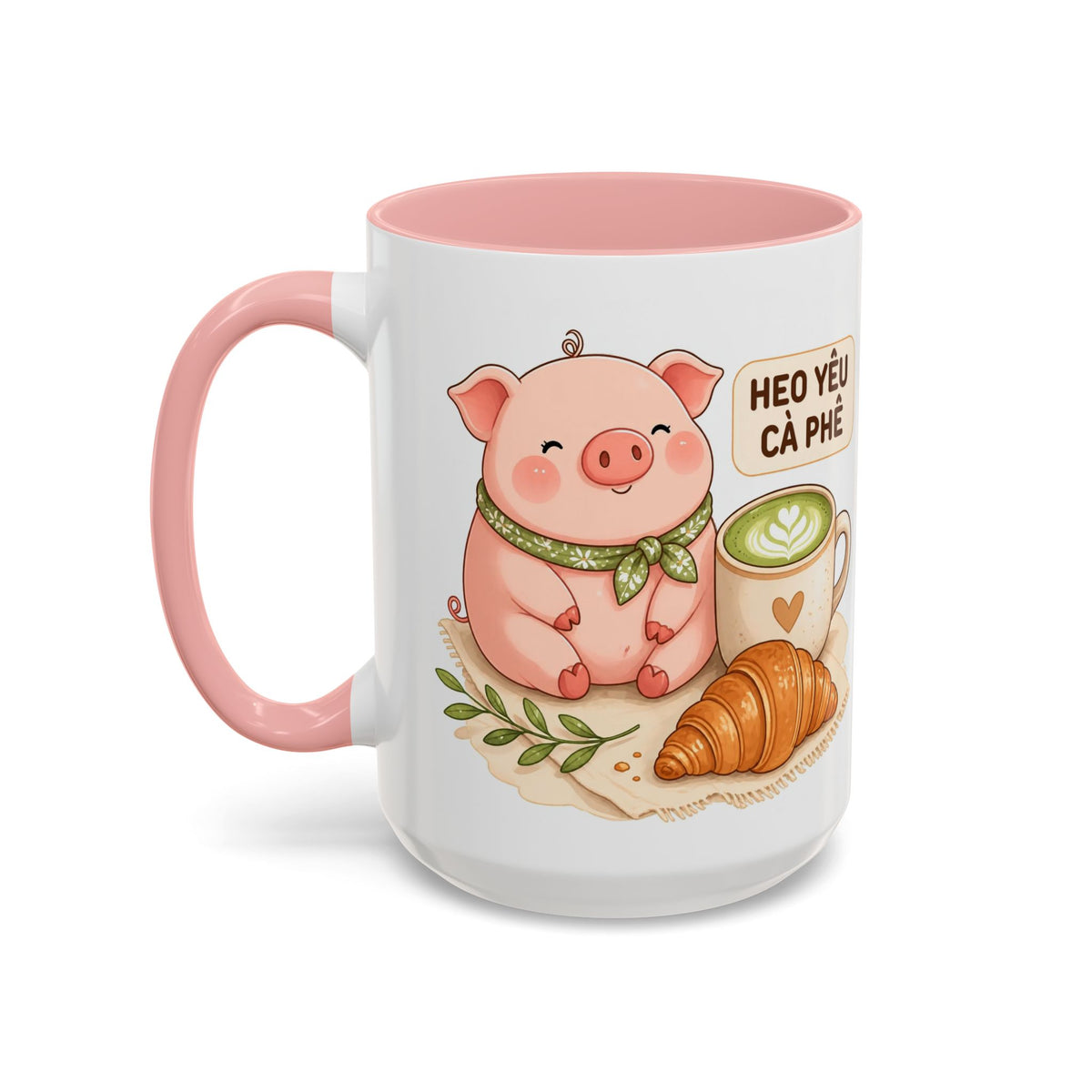 Cute Heo Mập (Chubby Pig) Coffee Mug