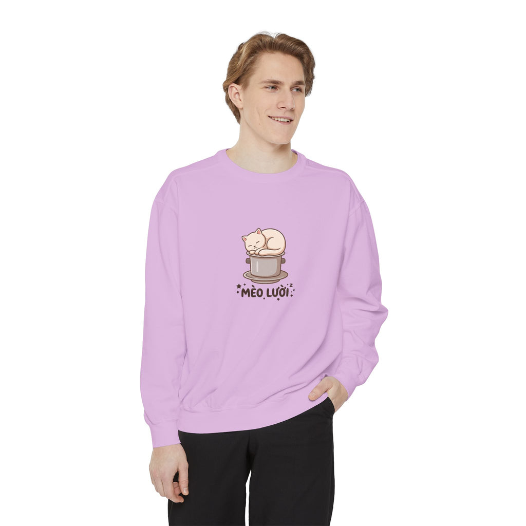 Mèo Lười (Lazy Cat) Coffee Lover Sweatshirt