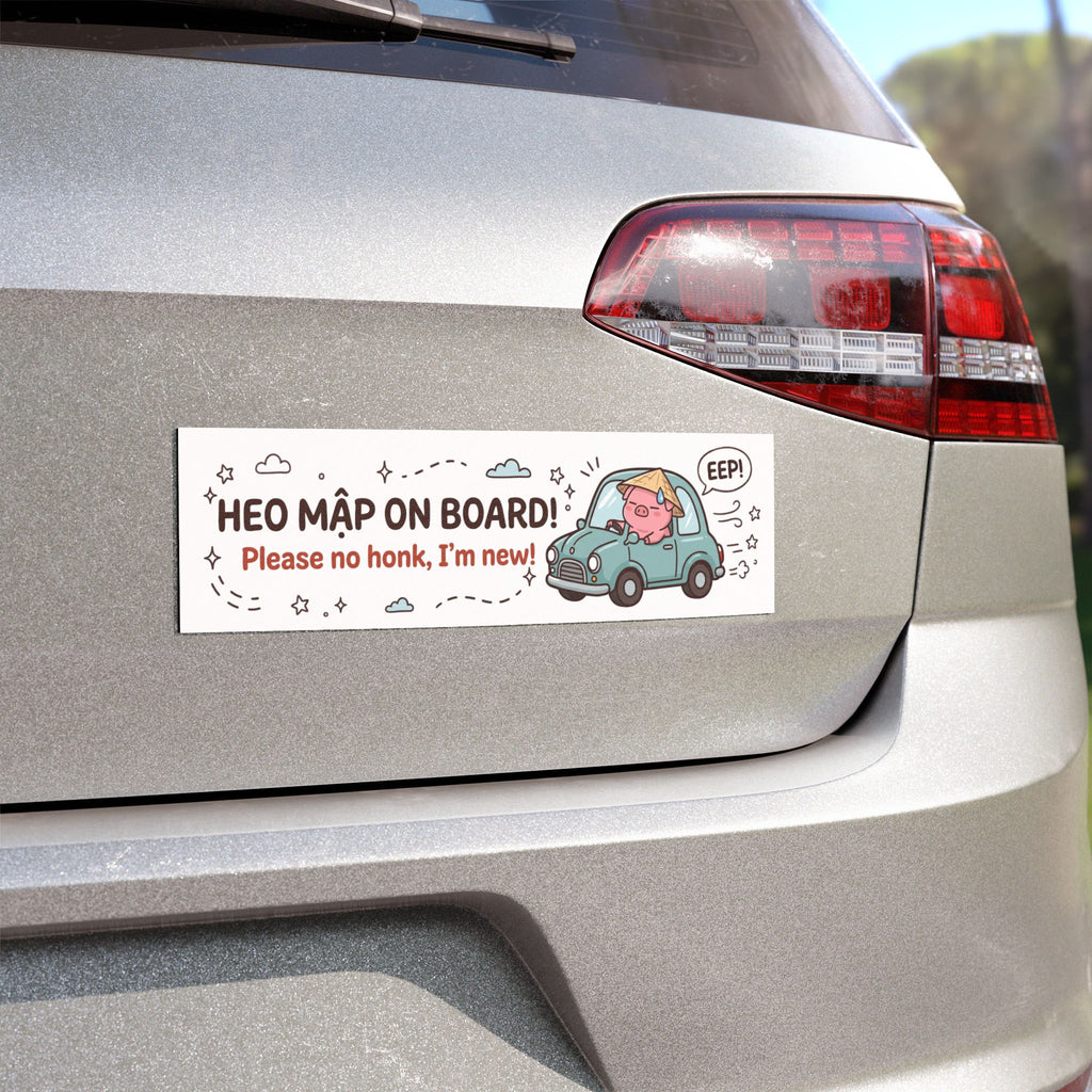 Funny Student Driver Car Magnet