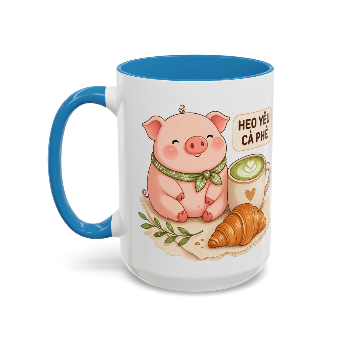 Cute Heo Mập (Chubby Pig) Coffee Mug