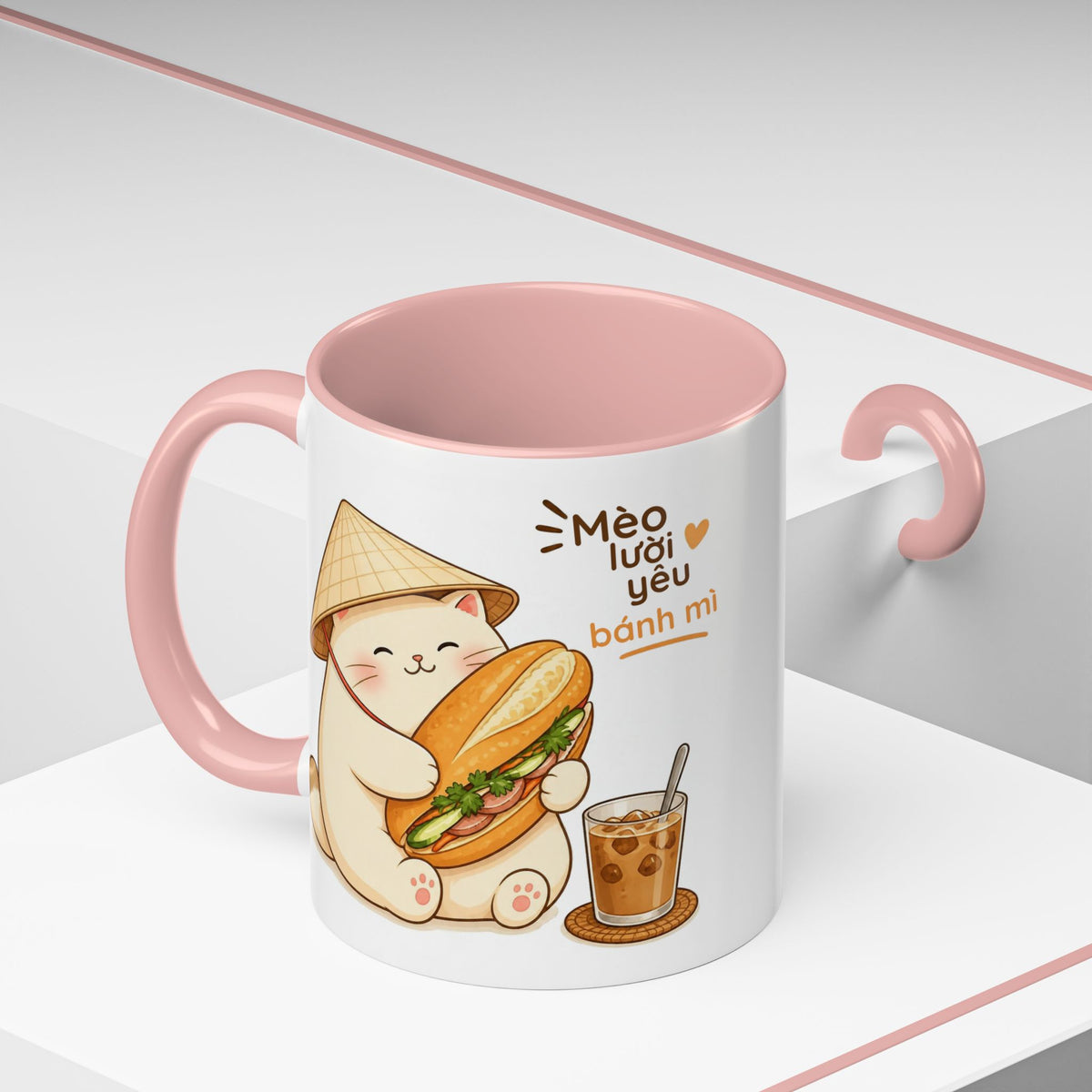 Cute Mèo Mập (Chubby Cat) Coffee Mug