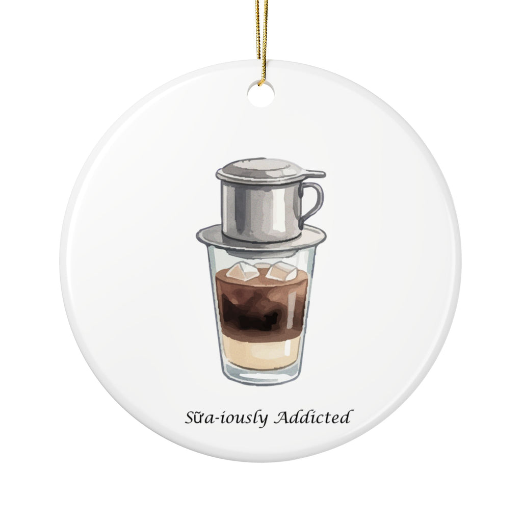 Vietnamese Coffee Ceramic Ornament
