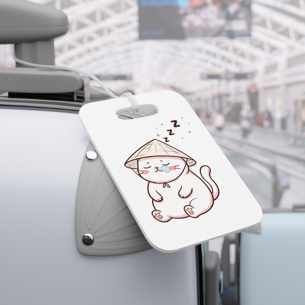 Mèo Mập (Lazy Cat) Luggage Tag