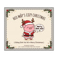 Scented Candle & Reindeer Socks Christmas Gift