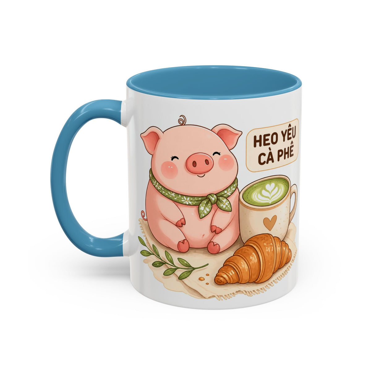 Cute Heo Mập (Chubby Pig) Coffee Mug