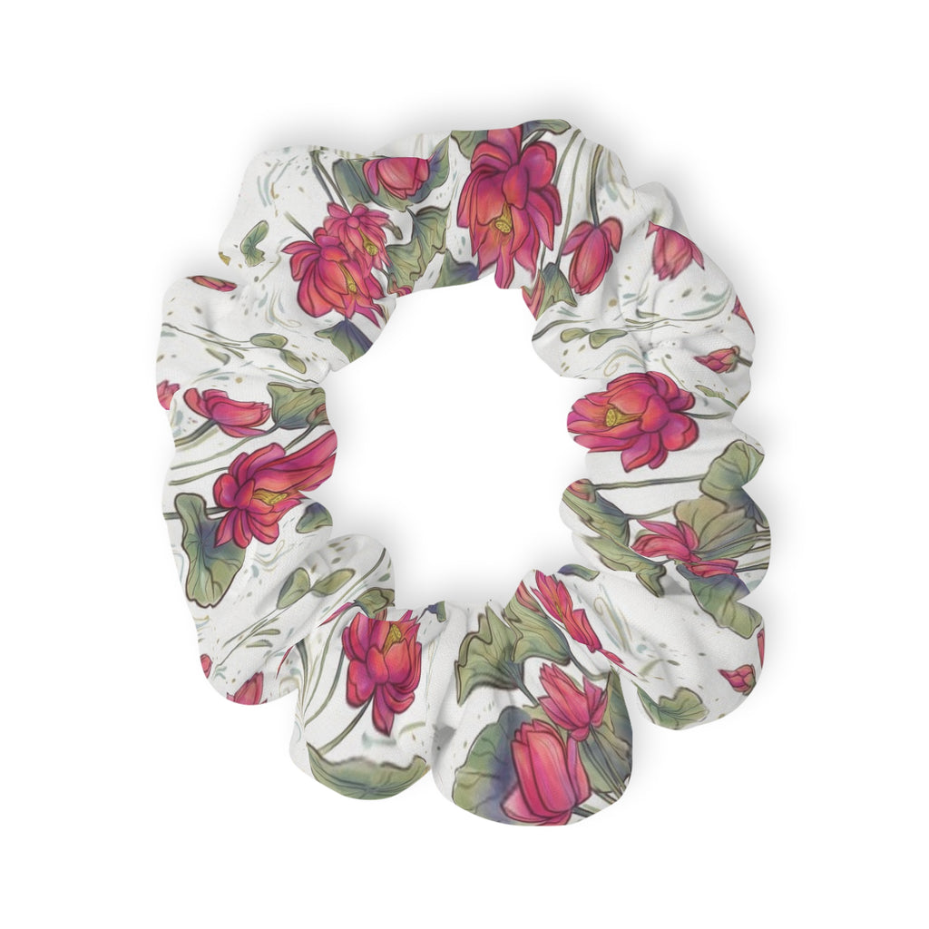 Vietnamese Lotus Hair Scrunchie
