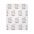 Mèo Lười (Lazy Cat) Sleeping Cat Fleece Sherpa Blanket