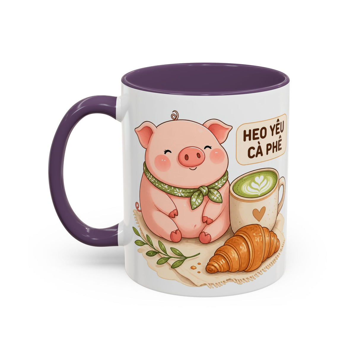 Cute Heo Mập (Chubby Pig) Coffee Mug