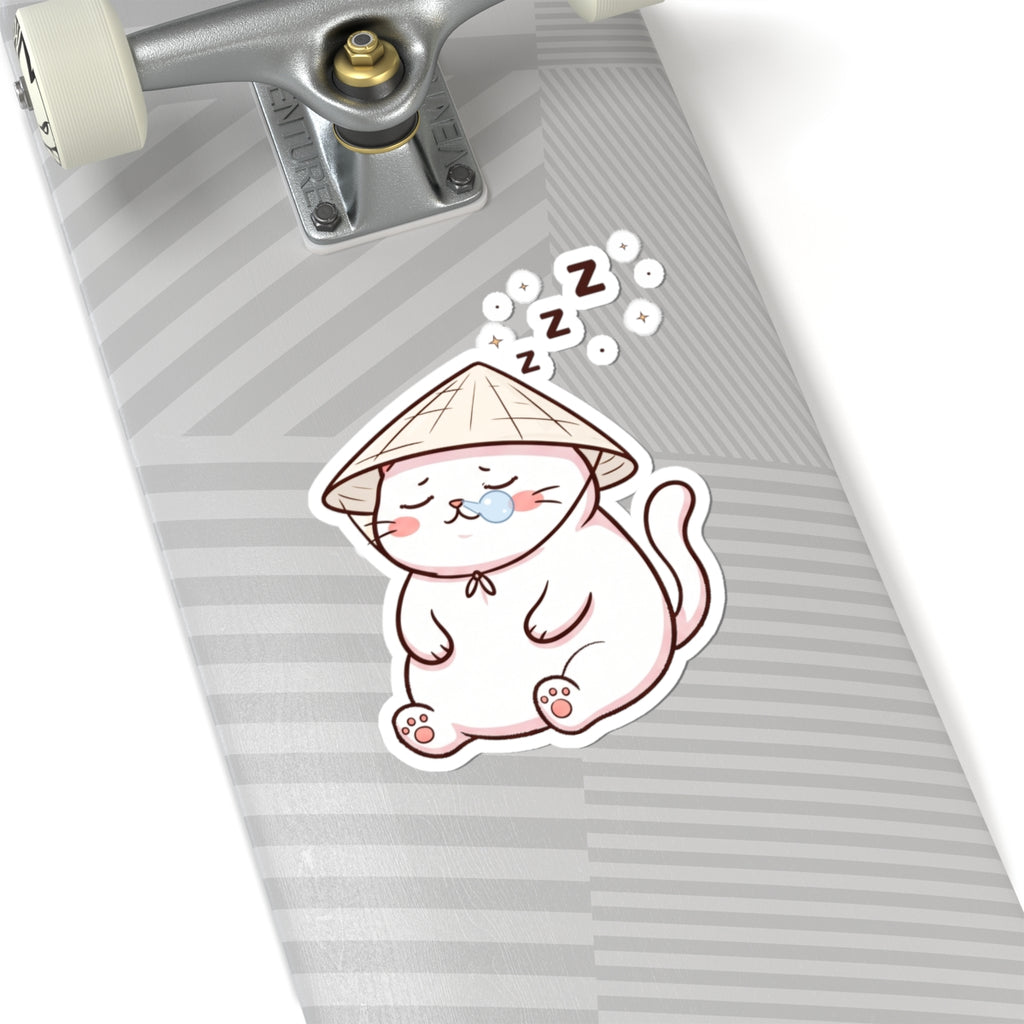 Cute Mèo Mập (Chubby Cat) Sleeping Cat Sticker