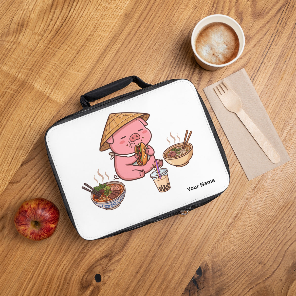 Cute Heo Mập (Chubby Pig) Vietnamese Lunch Bag