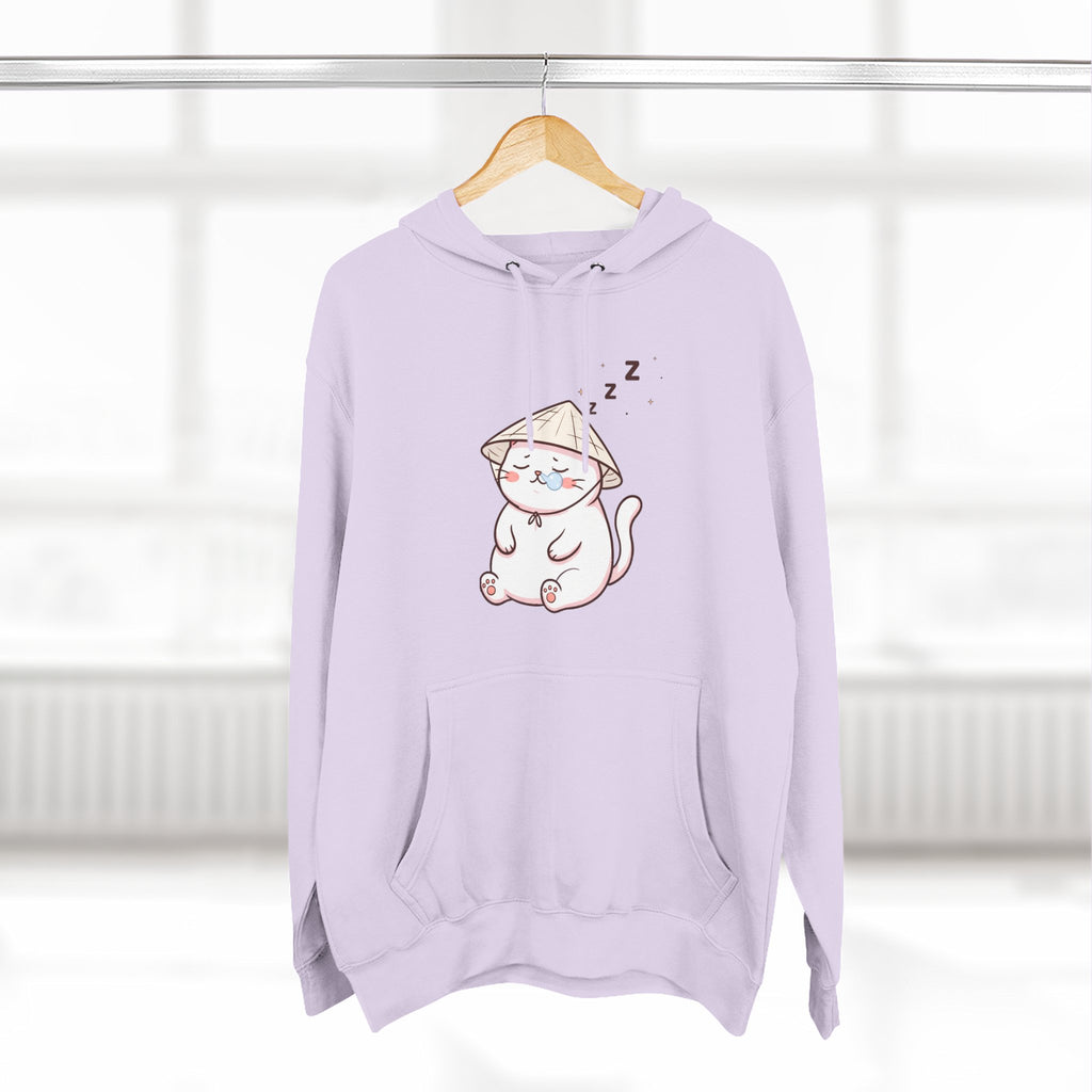 Cute Lazy Sleeping Cat Hoodie
