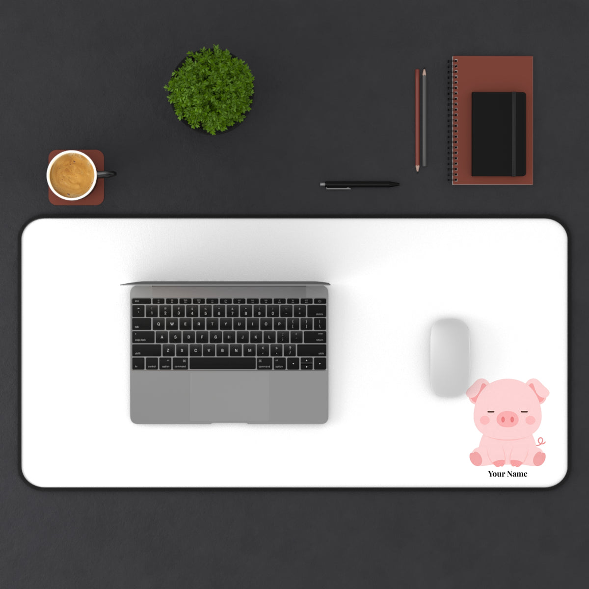 Heo Mập (Chubby Pig) Desk Mat