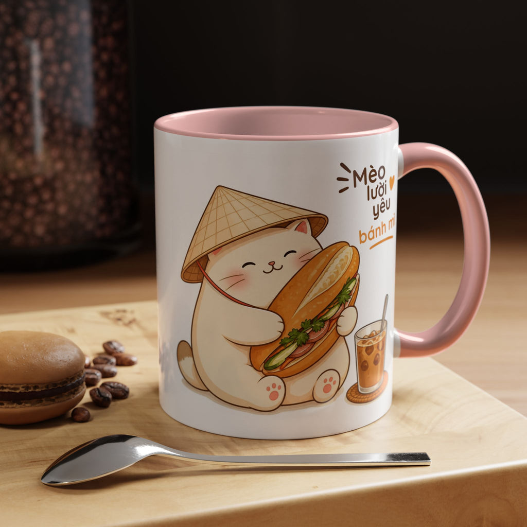 Cute Mèo Mập (Chubby Cat) Coffee Mug