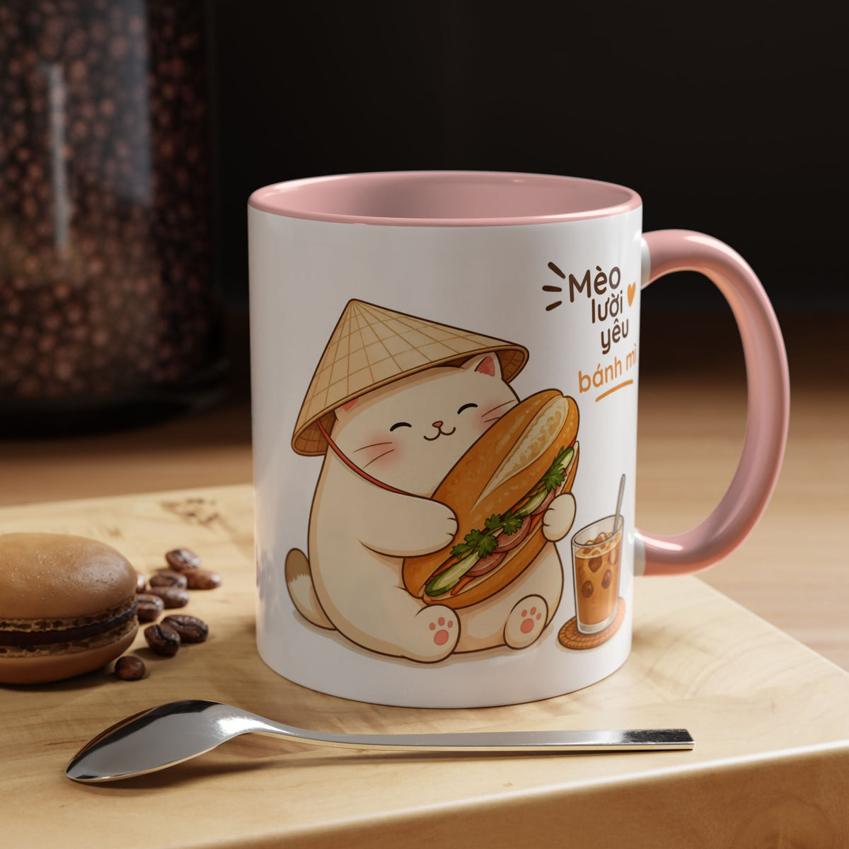 Cute Mèo Mập (Chubby Cat) Coffee Mug