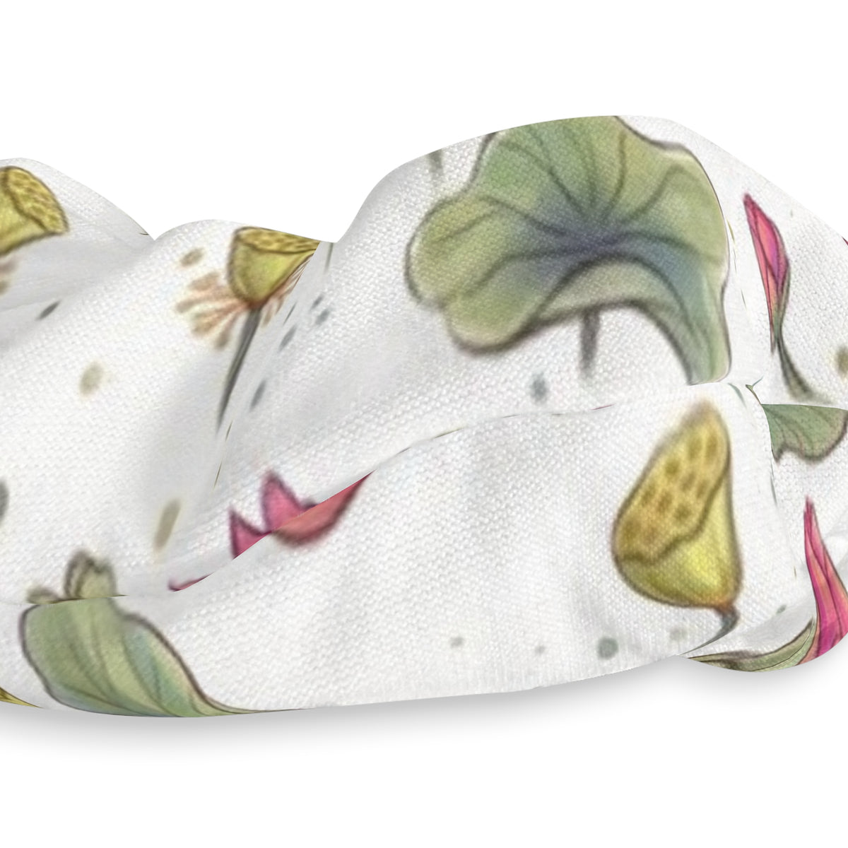 Vietnamese Lotus Hair Scrunchie
