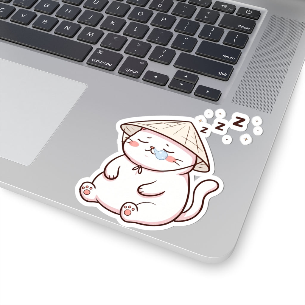 Cute Mèo Mập (Chubby Cat) Sleeping Cat Sticker