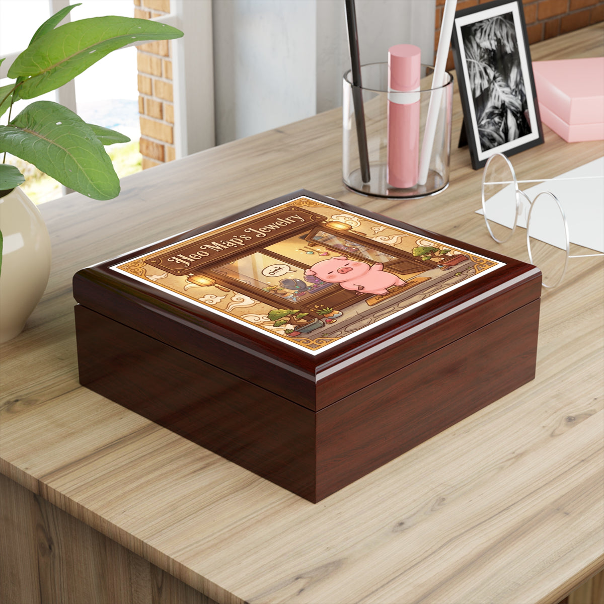 Cute Heo Mập (Chubby Pig) Jewelry Box