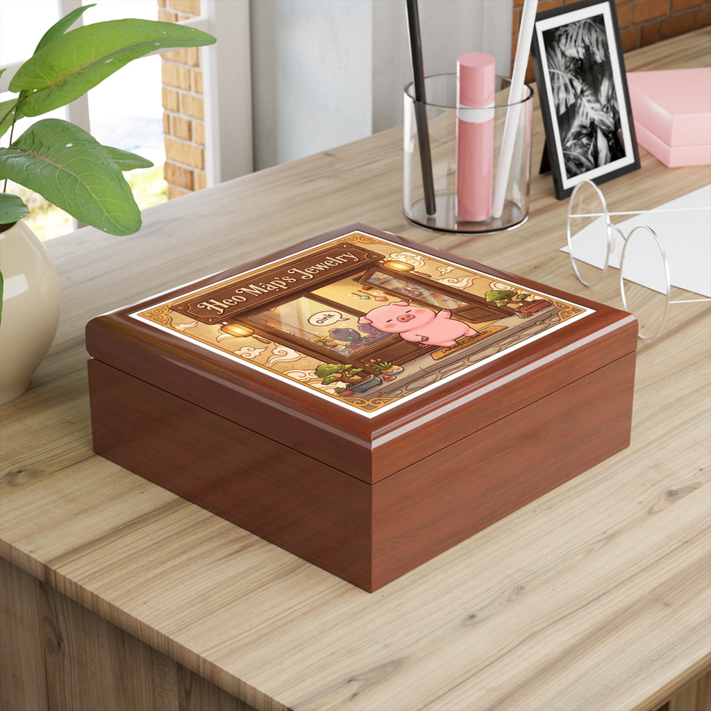 Cute Heo Mập (Chubby Pig) Jewelry Box
