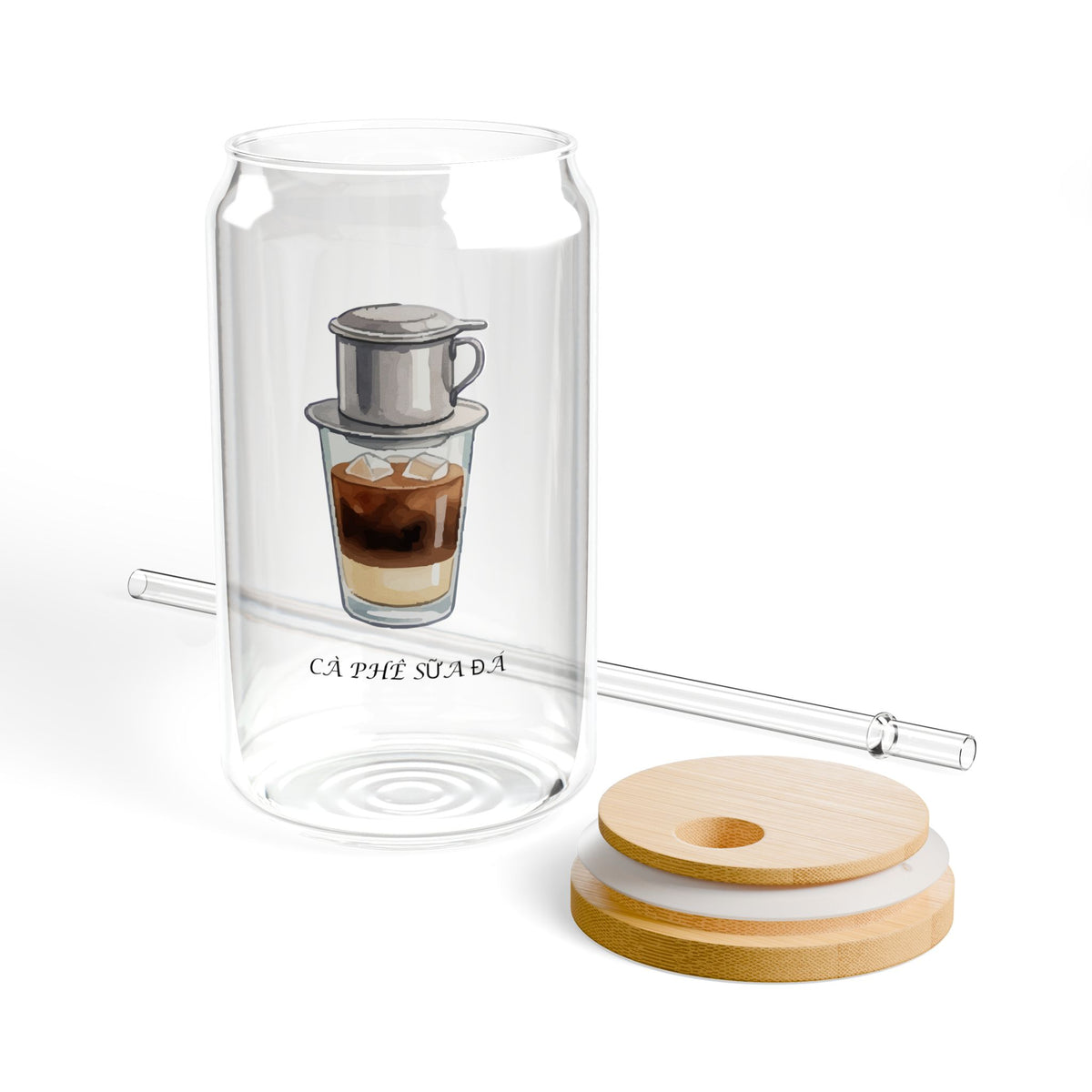 Vietnamese Iced Coffee Glass Can