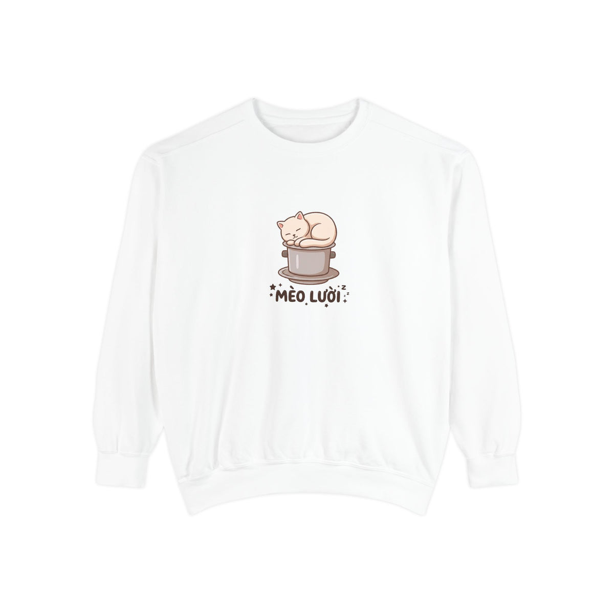 Mèo Lười (Lazy Cat) Coffee Lover Sweatshirt