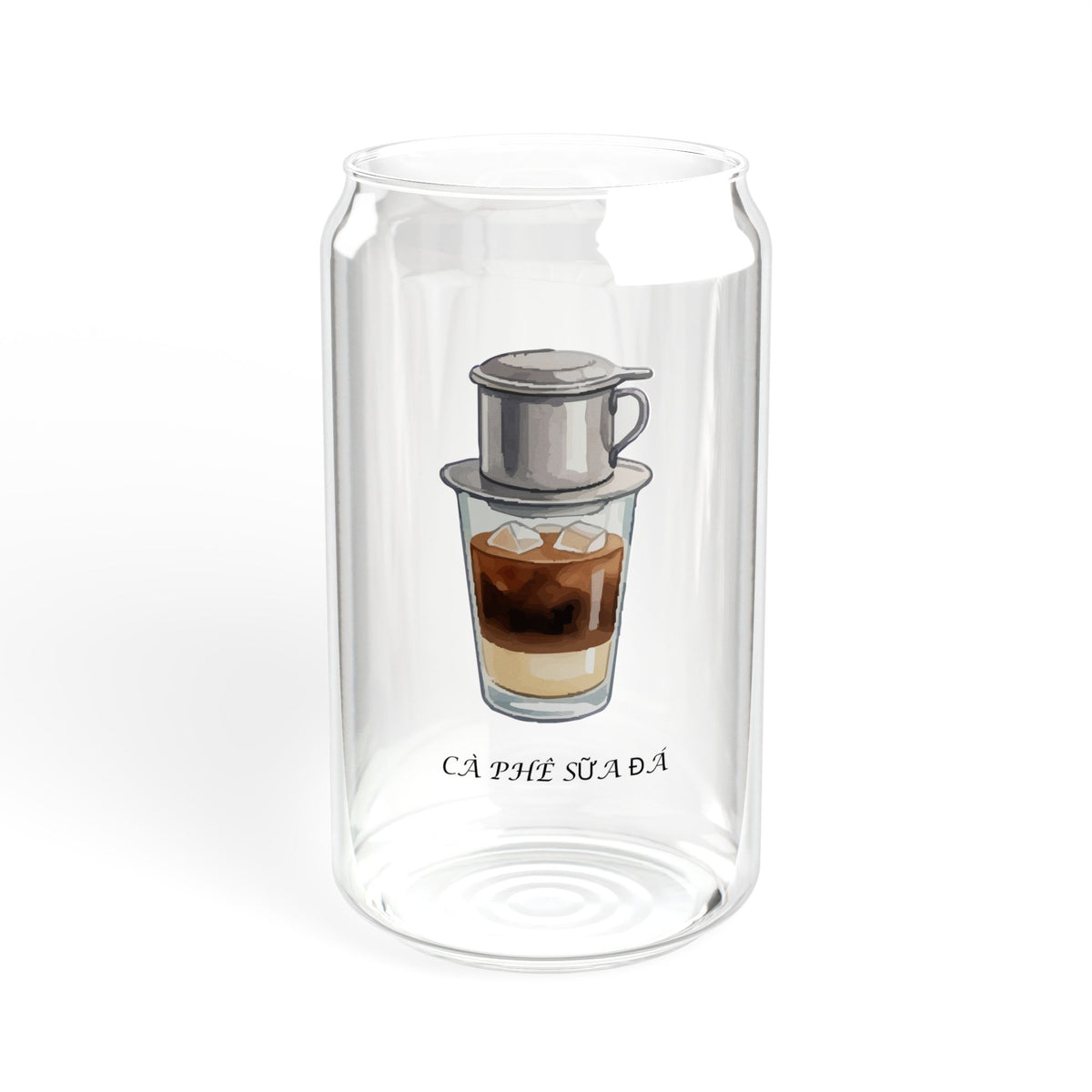 Vietnamese Iced Coffee Glass Can
