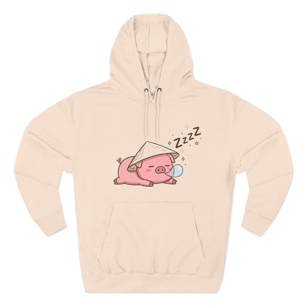 Heo Mập (Chubby Pig) Sleeping Pig Hoodie