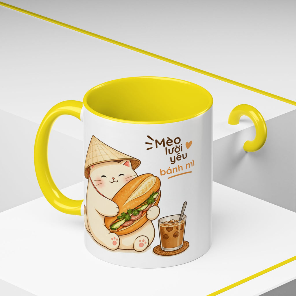 Cute Mèo Mập (Chubby Cat) Coffee Mug