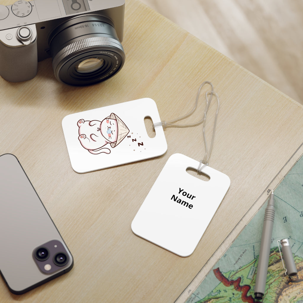 Mèo Mập (Lazy Cat) Luggage Tag