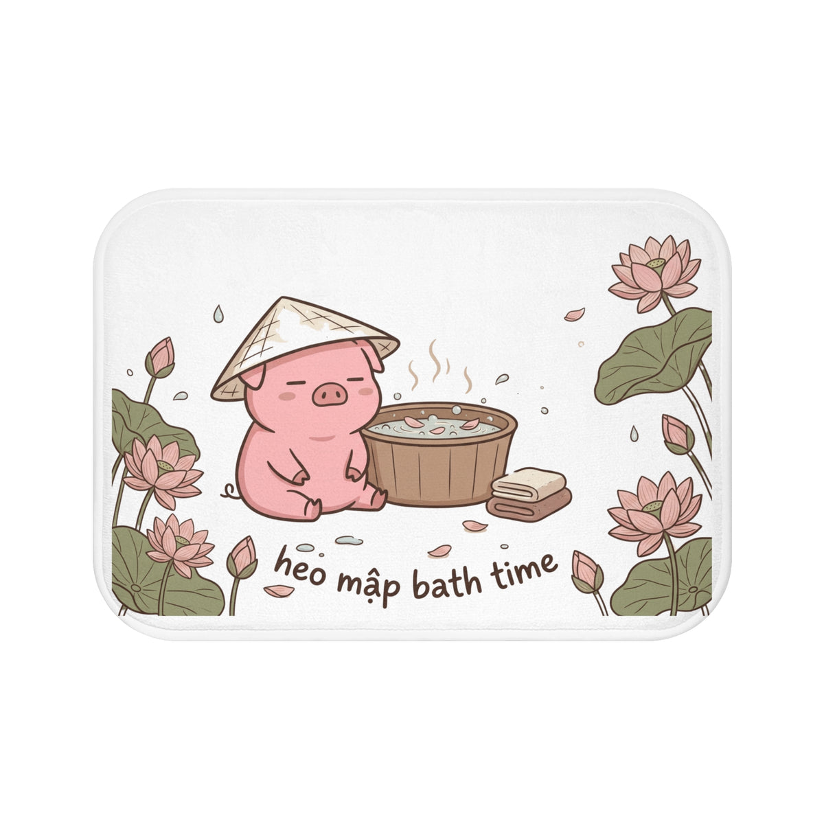 Heo Mập (Chubby Pig) Bath Time Memory Foam Mat