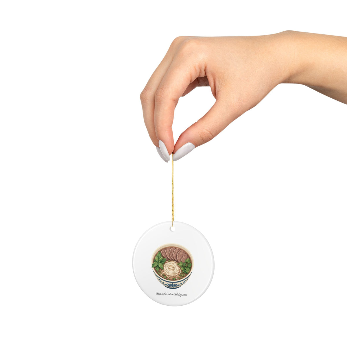 Vietnamese Pho Ceramic Ornament