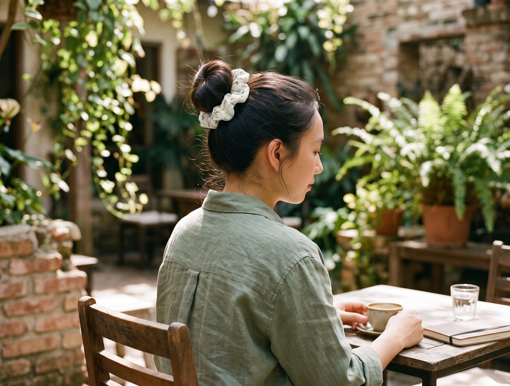 Vietnamese Bamboo - Hair Scrunchie
