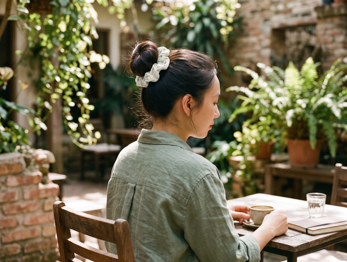 Vietnamese Bamboo - Hair Scrunchie