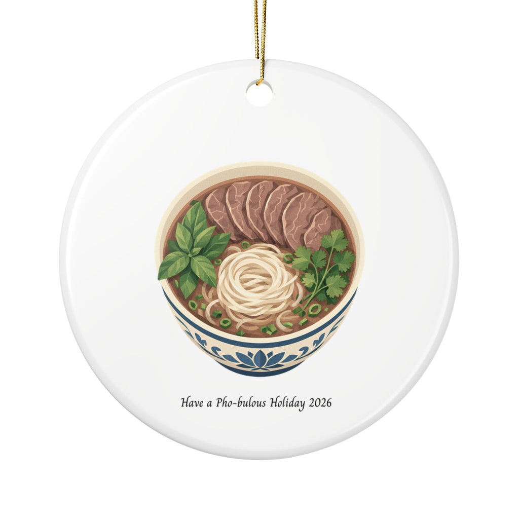 Vietnamese Pho Ceramic Ornament