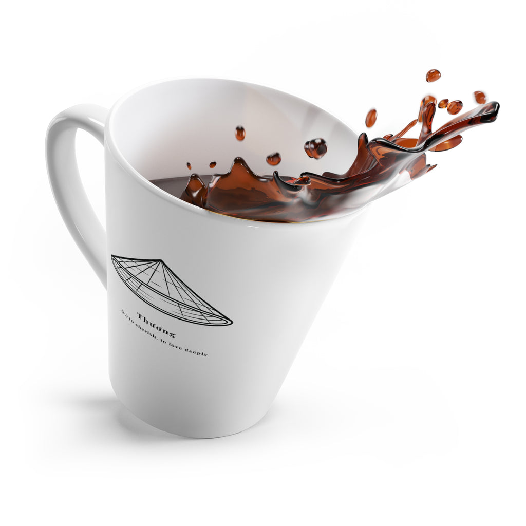 Non La (Conical Hat), Thương (To love, To cherish) Latte Mug