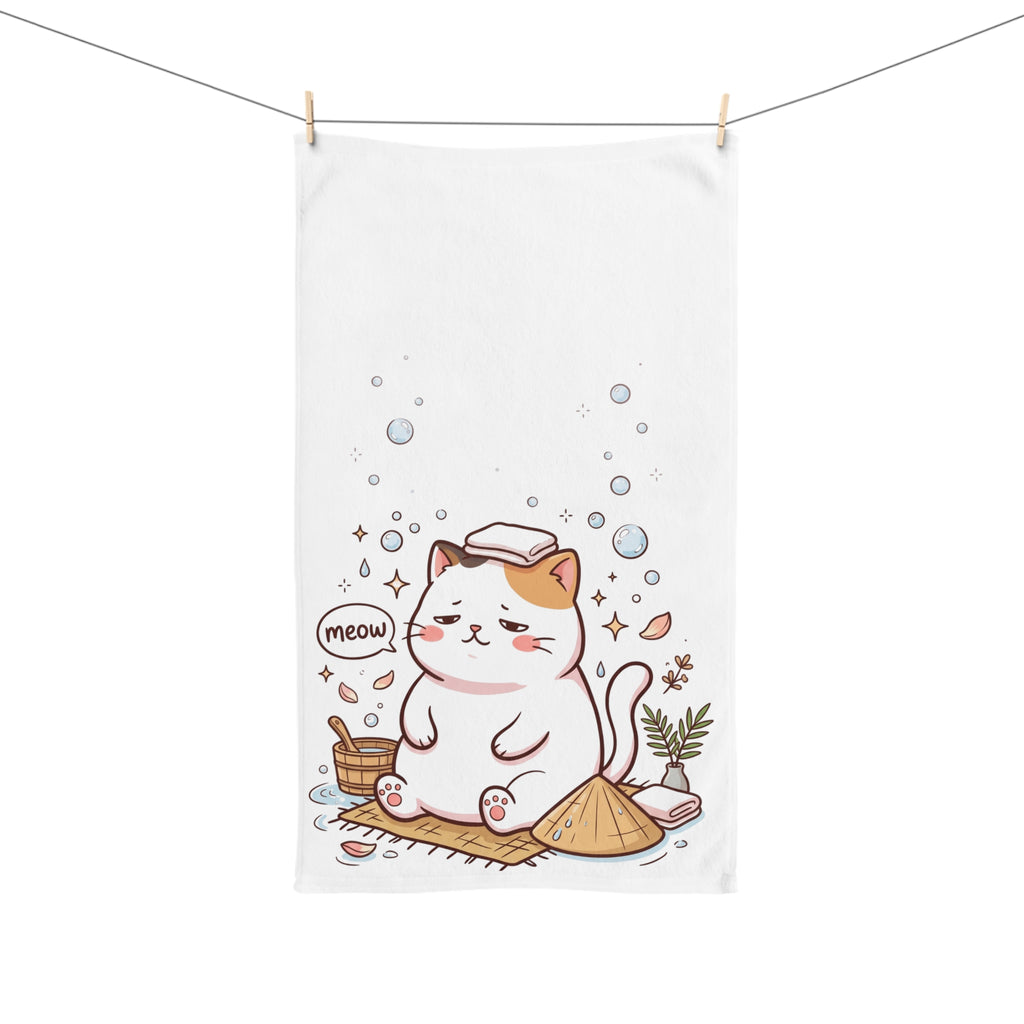 Mèo Mập (Chubby Cat) Spa Hand Towel