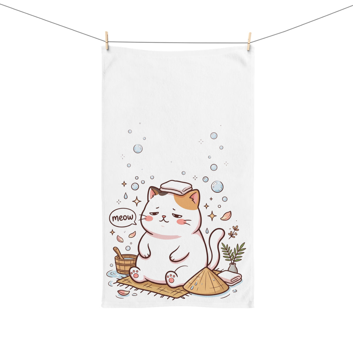 Mèo Mập (Chubby Cat) Spa Hand Towel