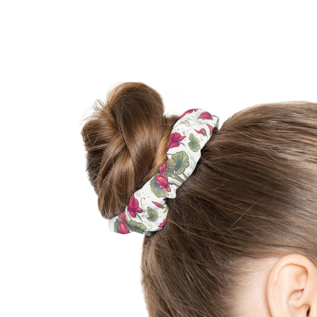Vietnamese Lotus Hair Scrunchie