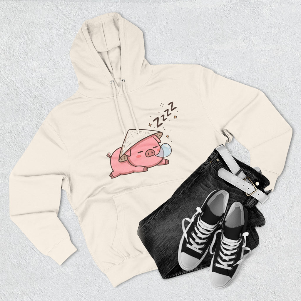 Heo Mập (Chubby Pig) Sleeping Pig Hoodie