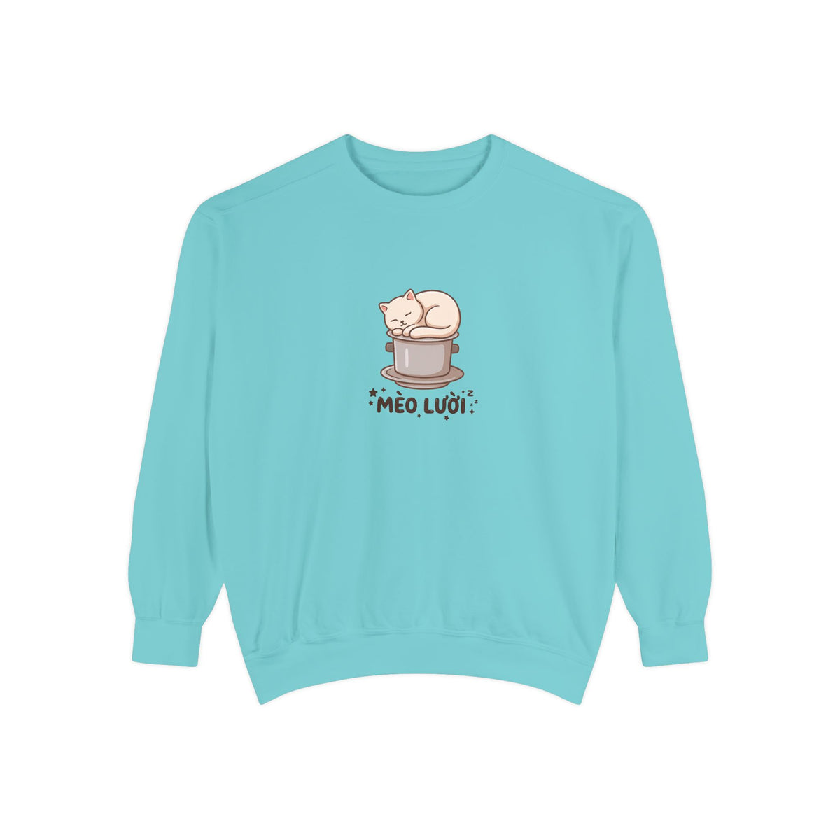 Mèo Lười (Lazy Cat) Coffee Lover Sweatshirt