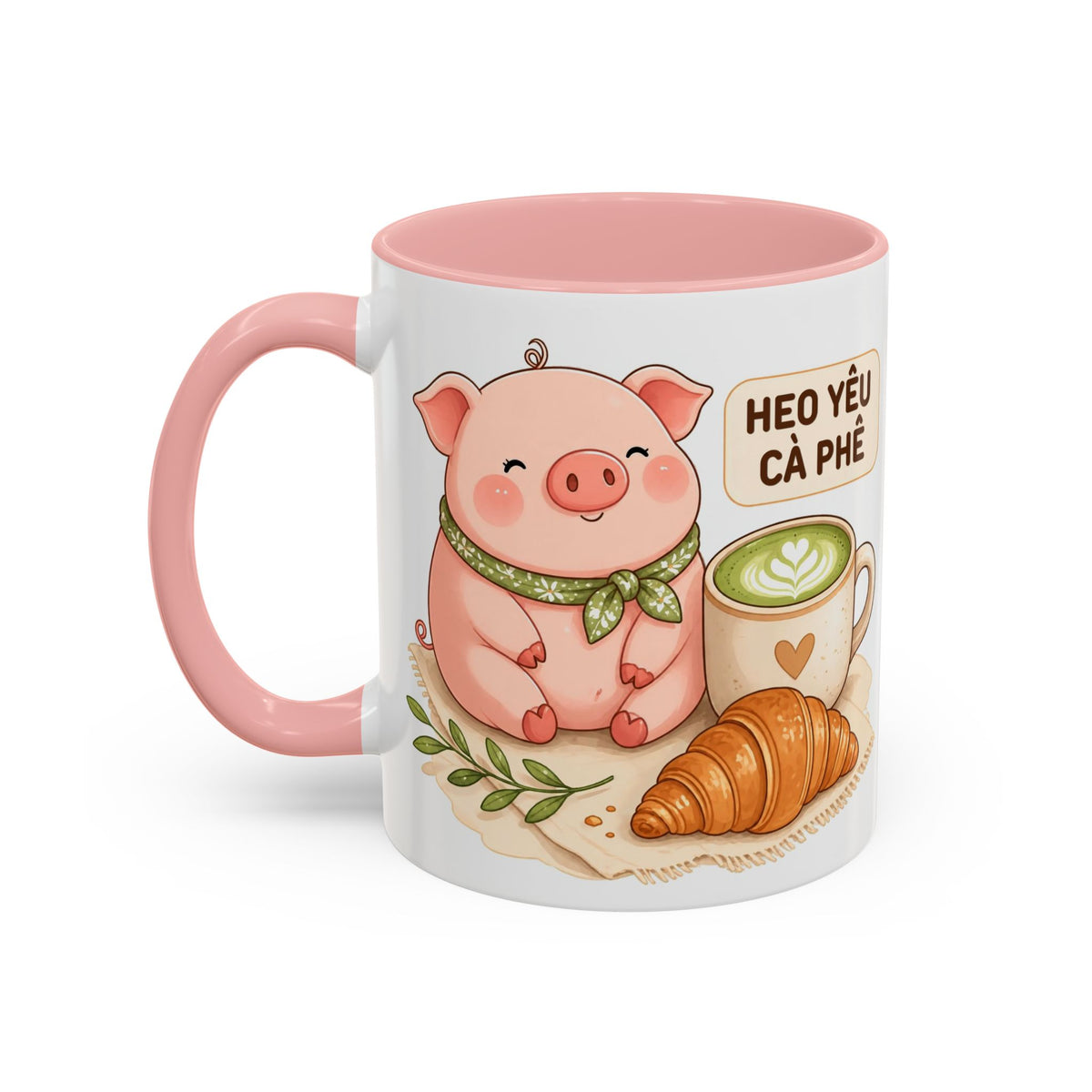 Cute Heo Mập (Chubby Pig) Coffee Mug