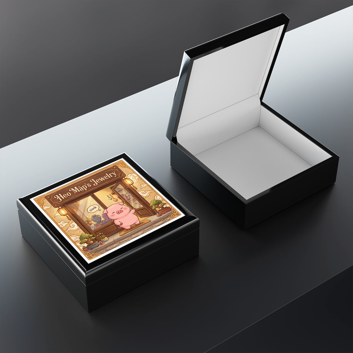 Cute Heo Mập (Chubby Pig) Jewelry Box