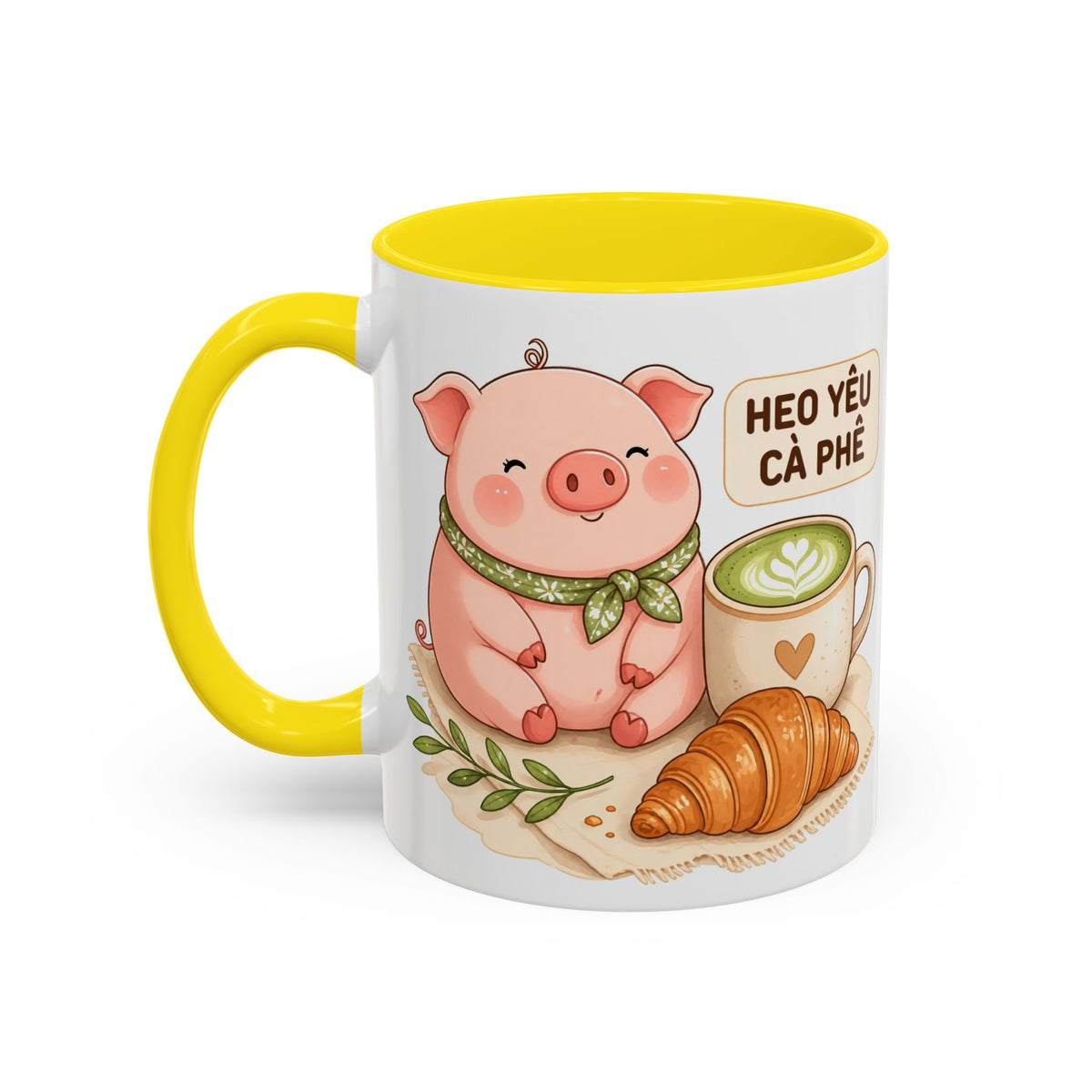 Cute Heo Mập (Chubby Pig) Coffee Mug