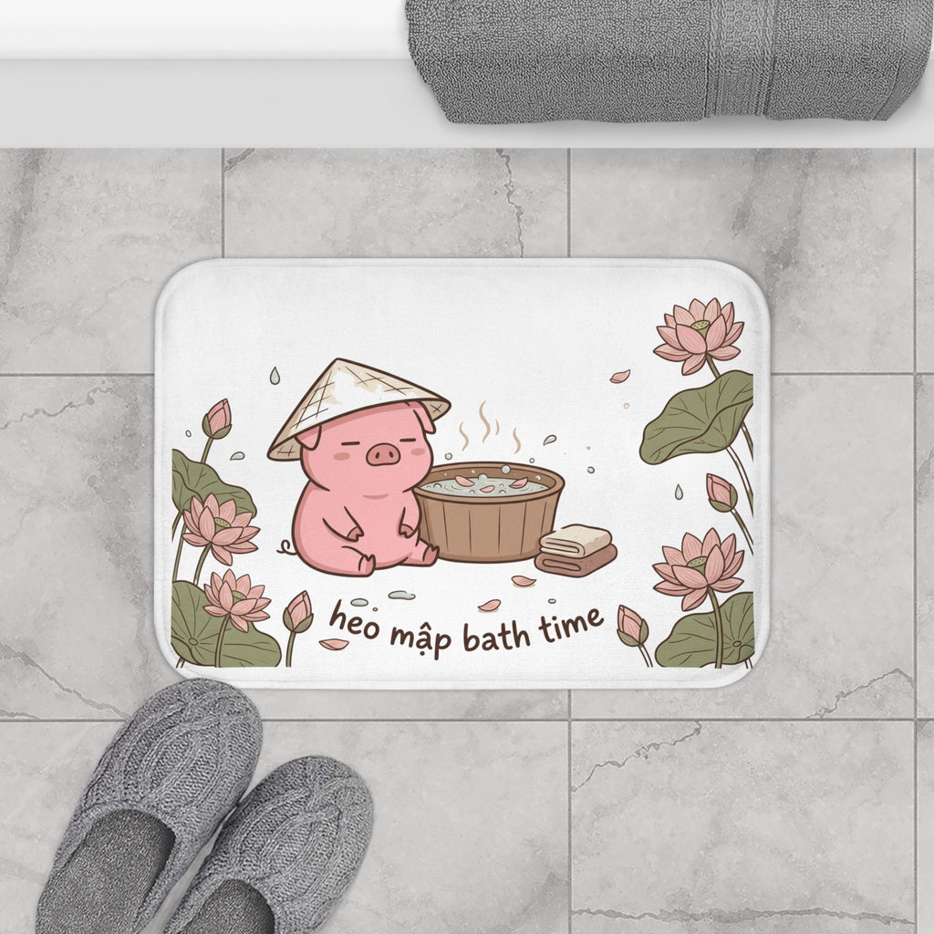 Heo Mập (Chubby Pig) Bath Time Memory Foam Mat