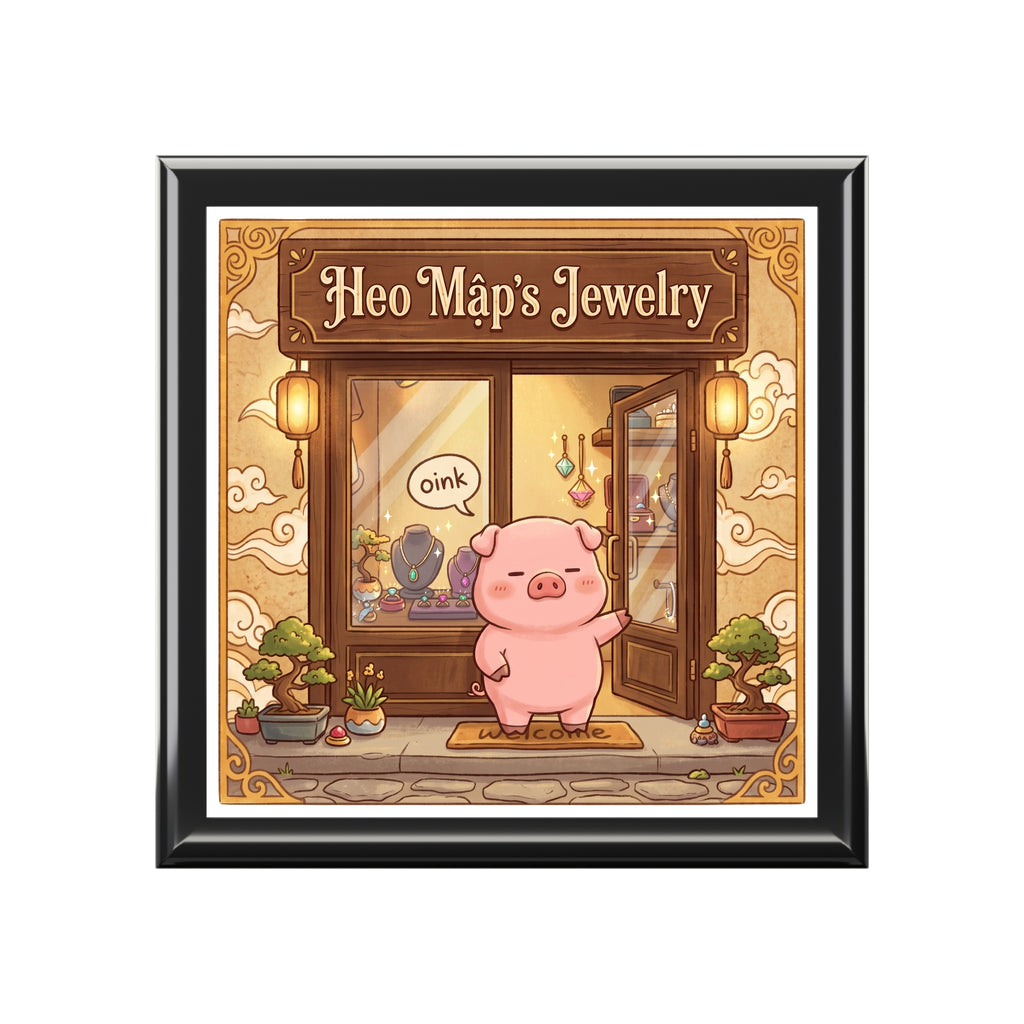 Cute Heo Mập (Chubby Pig) Jewelry Box
