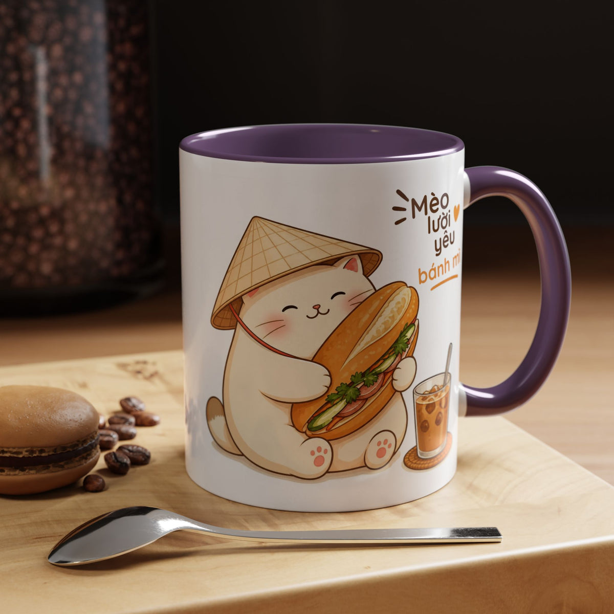 Cute Mèo Mập (Chubby Cat) Coffee Mug